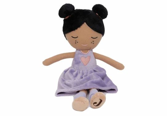 Personalisiertes Kuscheltier Puppe Daisy, Doll Daisy - hand bestickt -  Jollein