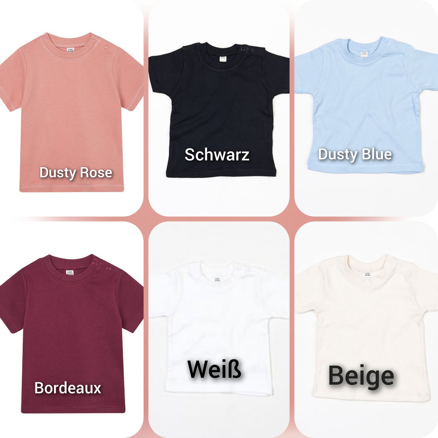 Kundenspezifisches gesticktes T-Shirt FRECHDACHS, personalisierbares Baby Shirt, Jungs - Mädchen, personalsierbares Geschenk